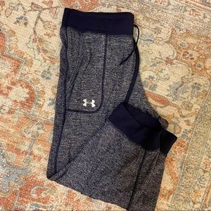 Under armor medium jogger capri in heather blue